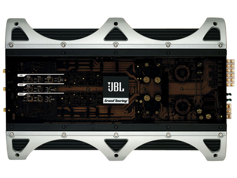 GRAND TOURING GTO 755.6 II - Black - 560 Watt 6-Channel Power Amplifier (60 x 4 + 107 x 2) - Hero